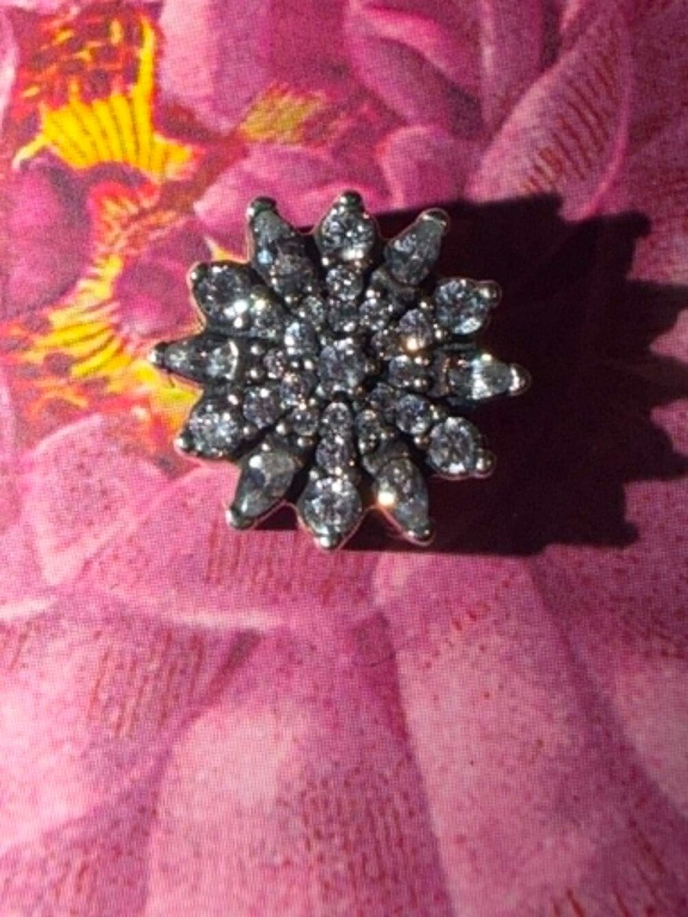 Authentic Pandora Ice Crystal Charm #791764CZ